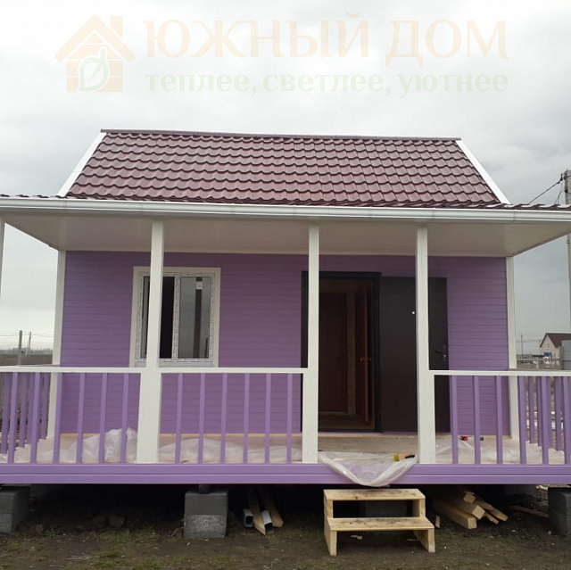 Каркасно-щитовой дом 6х5 
